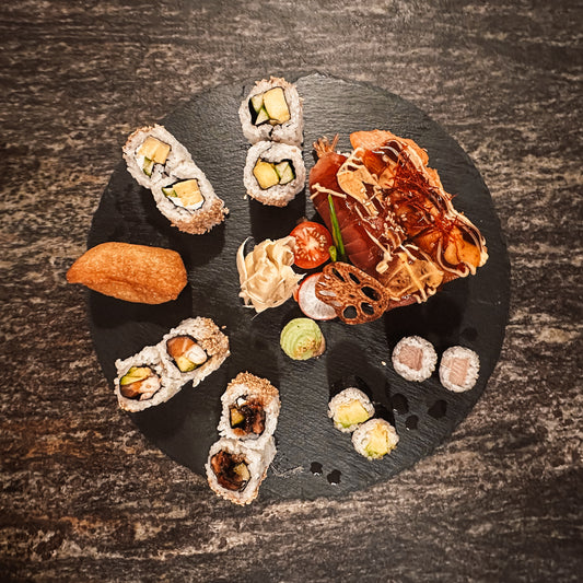 Sparkling Sushi Alkoholfrei Tasting Sushi-Platt