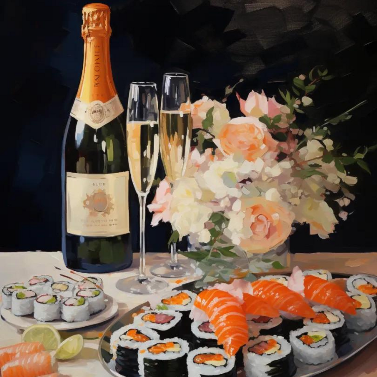 Sushi, Champagner & Friends
